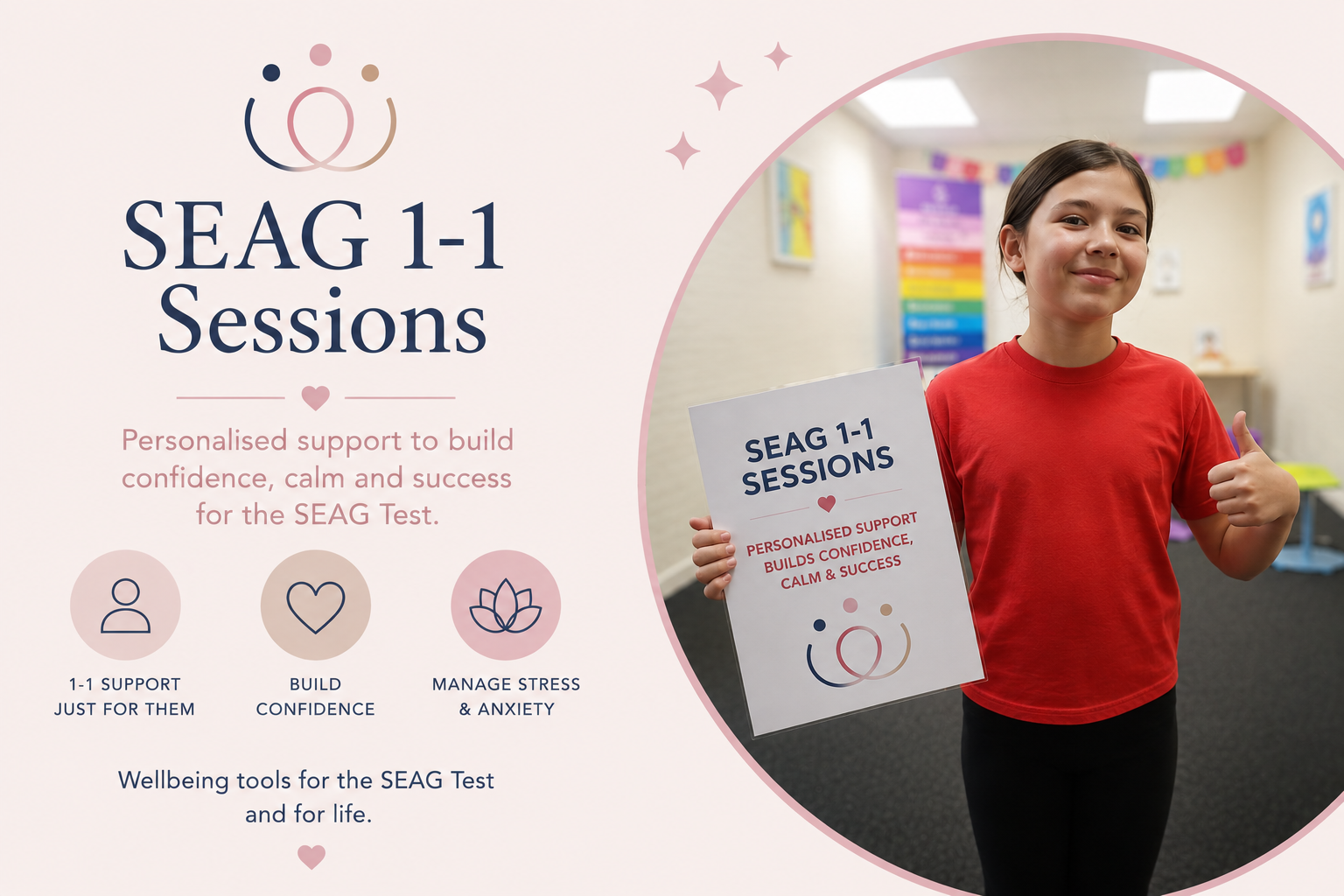 Two 50 minute 1-1 SEAG Confidence Booster sessions