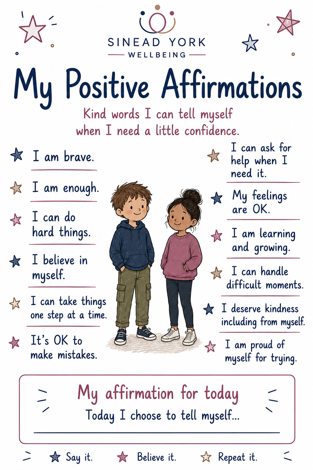 My Positive Affirmations - FREE Instant Download