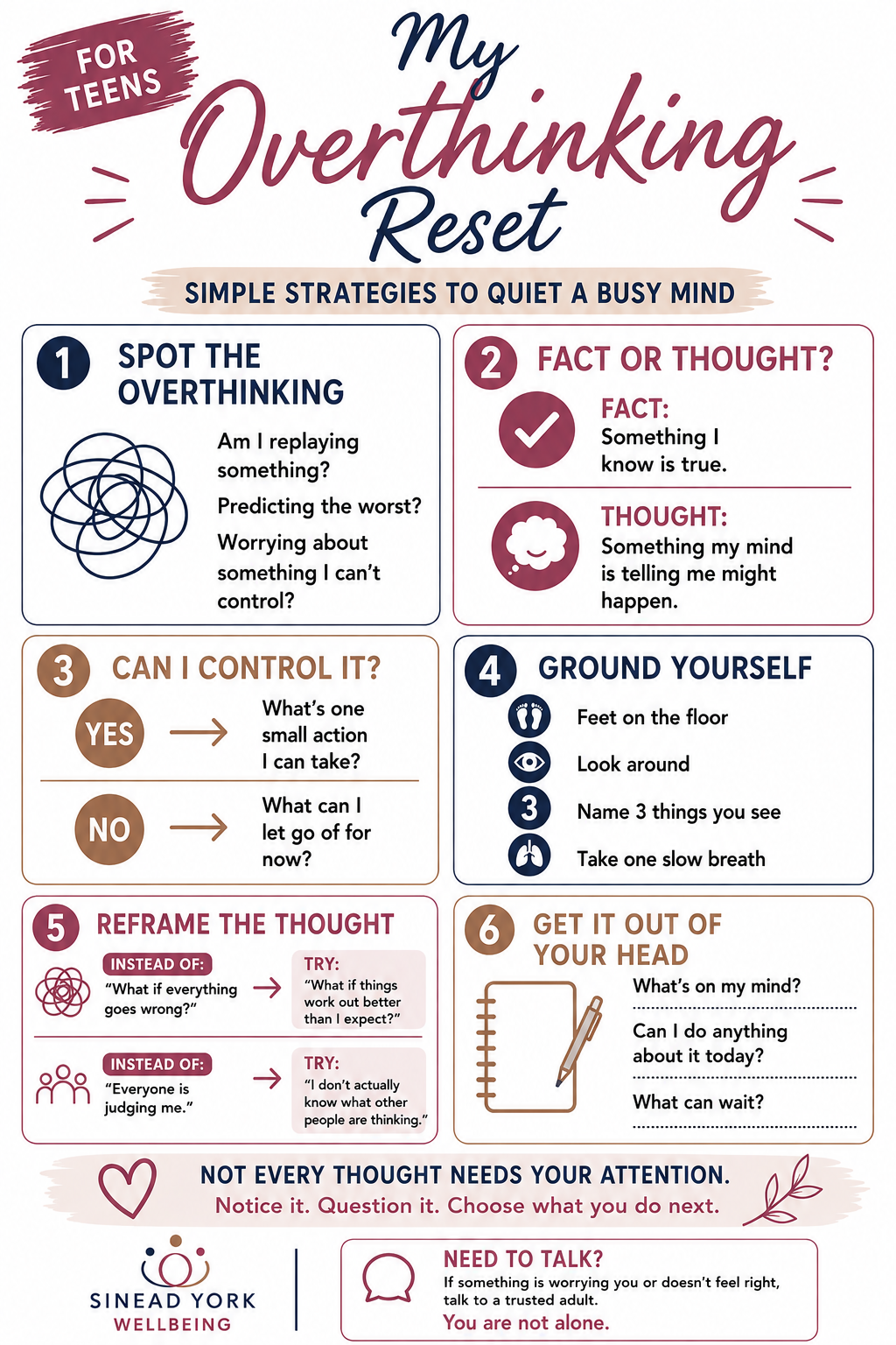 Teen Overthinking Reset – FREE Instant Download